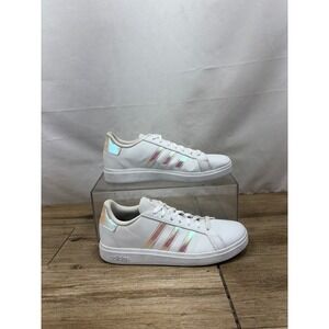 Adidas Grand Court Alpha Iridescent Stripe Sneakers Casual Shoes Men's Size‎ 7